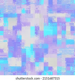 Vector image with imitation of grunge datamoshing texture.