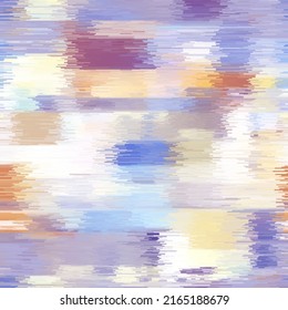 Vector image with imitation of grunge datamoshing texture.