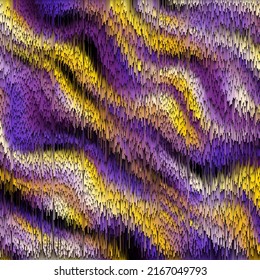 Imagen vectorial con imitación de textura de datamoshing de grano.