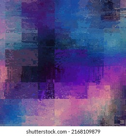 Image vectorielle avec imitation de texture grunge datacenter.