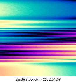 Vector image with imitation of grunge datamoshing texture.