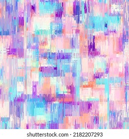 Vector image with imitation of grunge datamoshing texture.