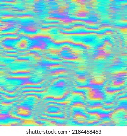Vector image with imitation of grunge datamoshing texture.