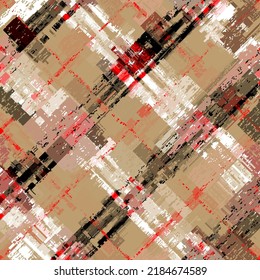 Vector image with imitation of grunge datamoshing texture.