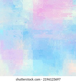 Vector image with imitation of grunge datamoshing texture.