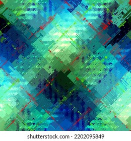 Imagen vectorial con imitación de textura de datamoshing de grano.