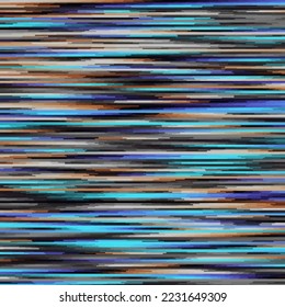 Vector image with imitation of grunge datamoshing texture.