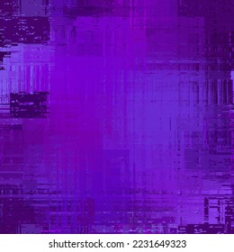 Vector image with imitation of grunge datamoshing texture.