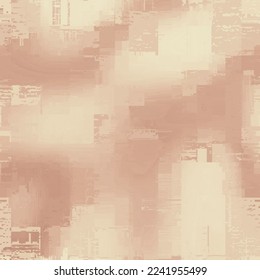 Vector image with imitation of grunge datamoshing texture.
