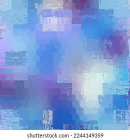 Imagen vectorial con imitación de textura de datamoshing de grano.