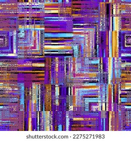 Imagen vectorial con imitación de textura de datamoshing de grano.