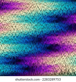 Imagen vectorial con imitación de textura de datamoshing de grano.