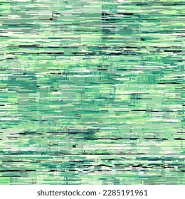 Vector image with imitation of grunge datamoshing texture.