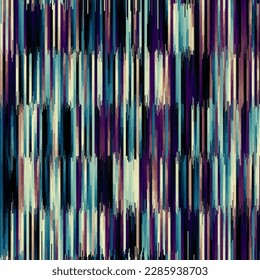 Vector image with imitation of grunge datamoshing texture.