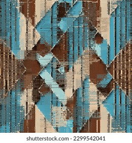 Imagen vectorial con imitación de textura de datamoshing de grano.