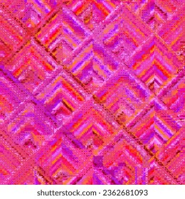 Vector image with imitation of grunge datamoshing texture.