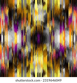 Vector image with imitation of grunge melange lines texture. Seamless image
