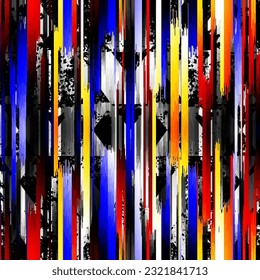 Imagen vectorial con imitación de la textura de las líneas de fusión de grunge. Imagen sin inconvenientes