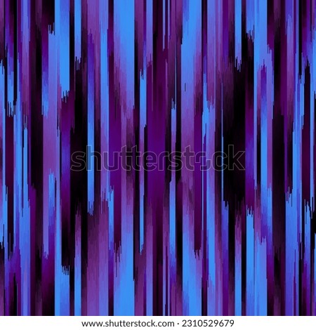 Vector image with imitation of grunge melange lines texture. Seamless image. Navy blue nackground