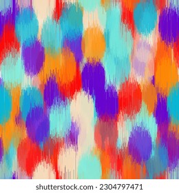 Vector image with imitation of grunge vertical lines texture. Seamless image. Ikat style