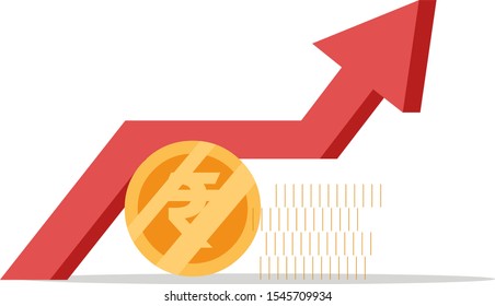 Vector Image of increasing order graph