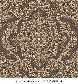 Indian Ornament Pattern Can Be Used For Designer Wallpapers For Textile Indian Ornament Pattern Can Be Used For Designer Wallpapers For Textile