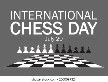 Vector Image, International Chess Day july 20