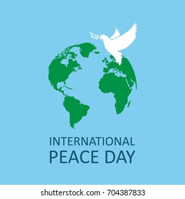 Vector image of international day of peace.