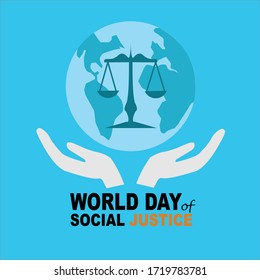 vector image of international justice day
