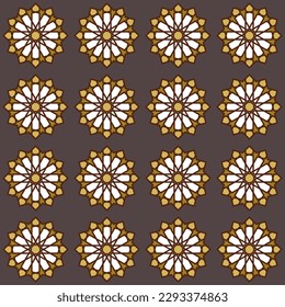 Vector image in islamic style.Pattern seamless.