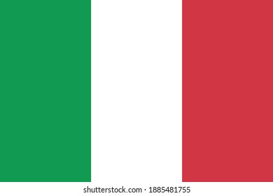 Imagen vectorial de la bandera italiana