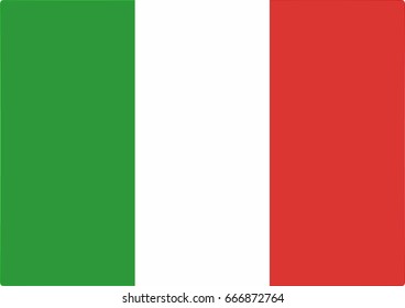 Vector image Italy flag
