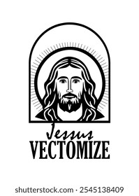 Vector image of Jesus Christ, suitable for use in your various products.