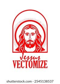 Vector image of Jesus Christ, suitable for use in your various products.