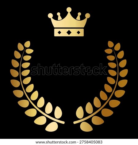 Vector image of the king and queen's crown. Collection of golden royal crown symbols. Luxurious symbols of monarchy and leadership. Element for your design.