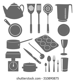 Vector image of kitchenware