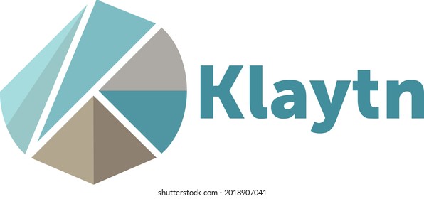 Vector image of Klaytn. Cryptocurrency, infographics