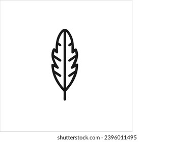 vector image of leaves, black and white background