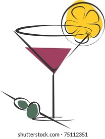 Martini Cocktail Stock Vectors, Images & Vector Art | Shutterstock