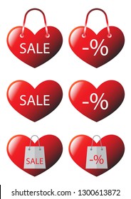 Vector image. I like shopping, sales. 