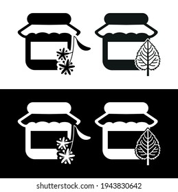Vector image. Linden honey icon.