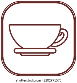 vector image. linear coffee elements icon with white background.