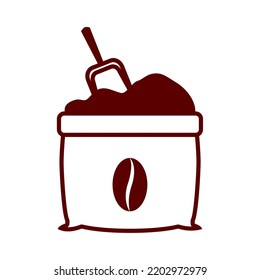 vector image. linear coffee elements icon with white background.