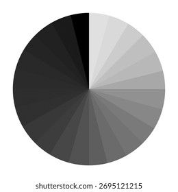 Imagem vetorial de um ícone de carregamento. Status de carregamento da coleção. Ícone de progresso de carregamento. Progresso do carregamento. Elemento para seu design.