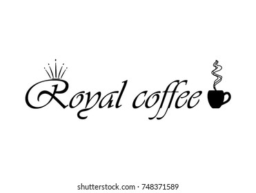 Vector image, logo, monogram, crown, emblem