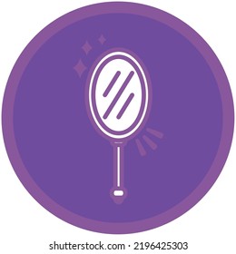 vector image, magic icons with purple background.