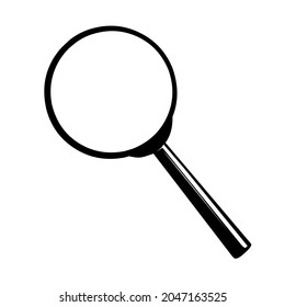 vector image of a magnifying glass, can be used for logos and other illustrations.