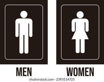 vector image of man and woman