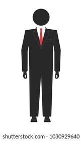 vector image of manager man or businessman