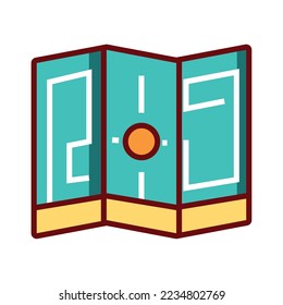 vector image map icon on white background